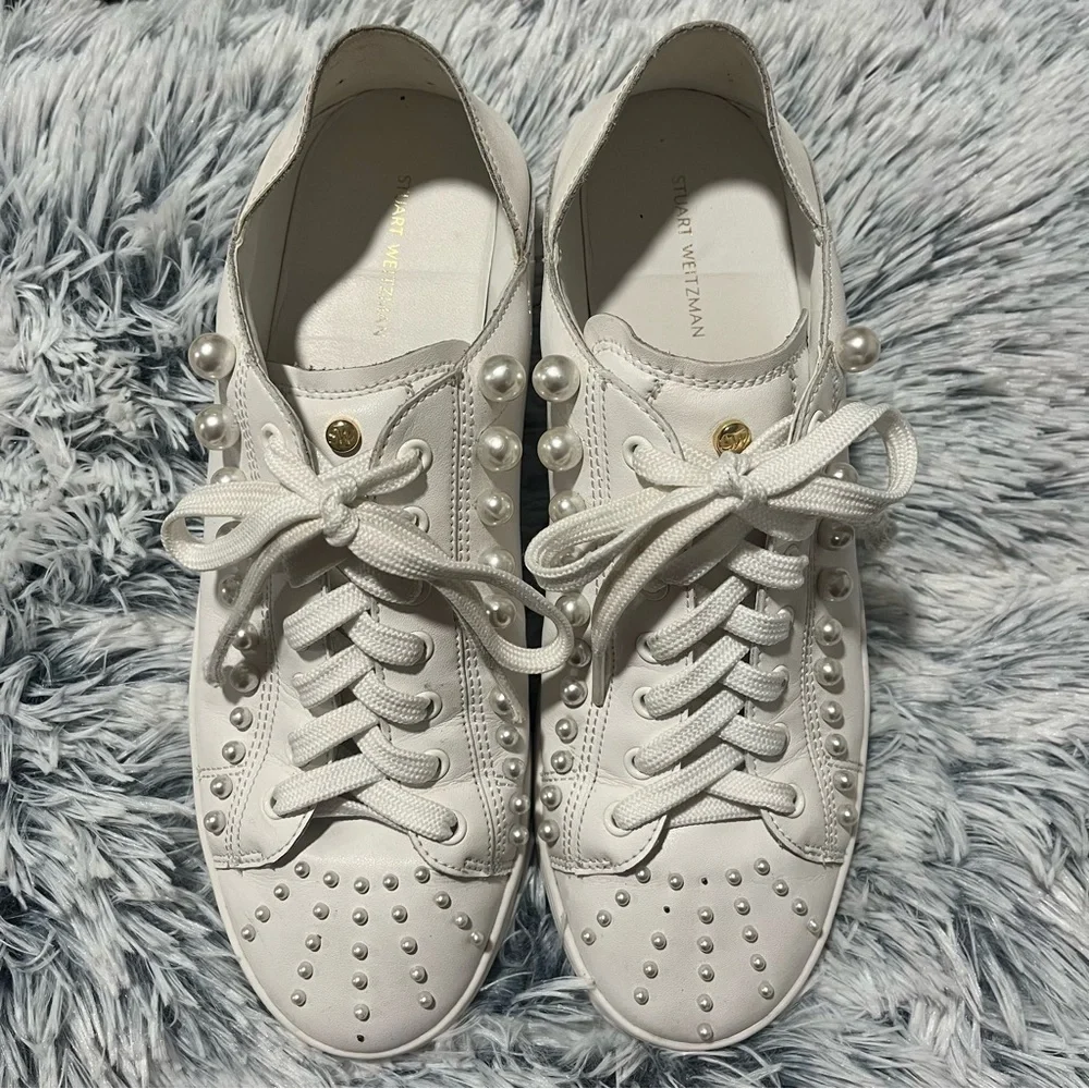 Stuart Weitzman, Goldie Convertible Sneaker - Size 9.5
